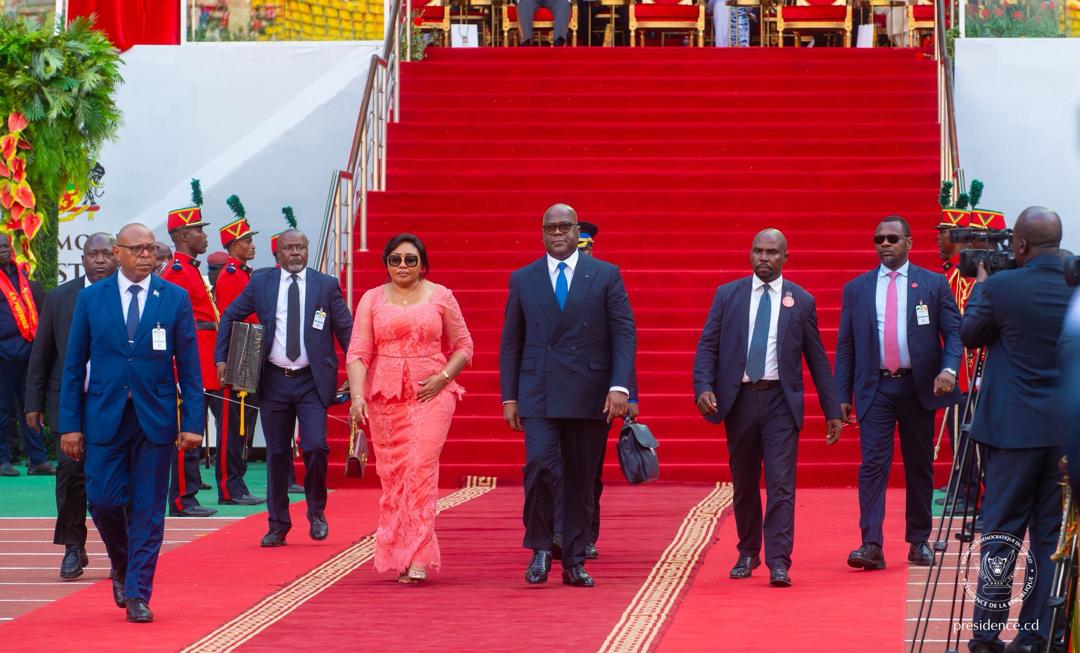 PRÉSIDENT DE LA RÉPUBLIQUE A PRIS PART À LA CÉRÉMONIE DE PRESTATION DE SERMENT ET D&rsquo;INVESTITURE DE SON HOMOLOGUE DENIS SASSOU N&rsquo;GUESS